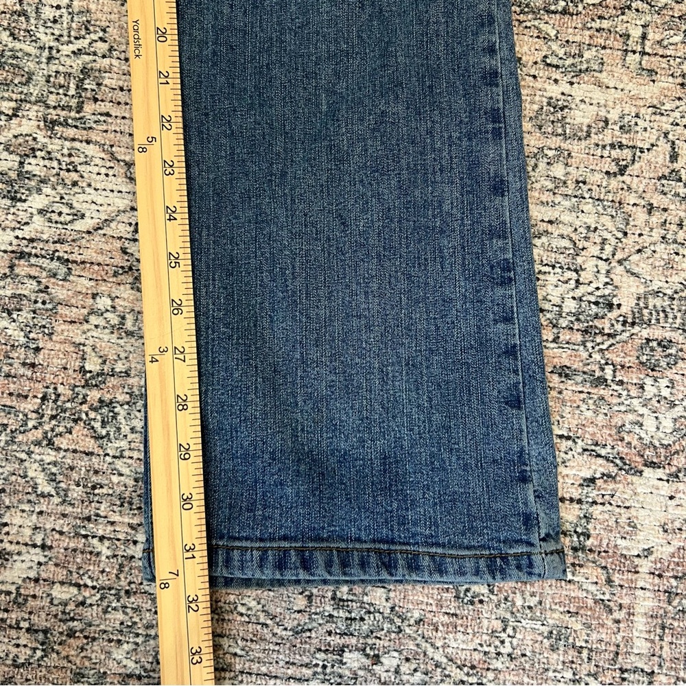 Vintage Y2K Tommy Hilfiger Super Low Rise Flare Stretch Jeans Womens Size 13 - Picture 12 of 15